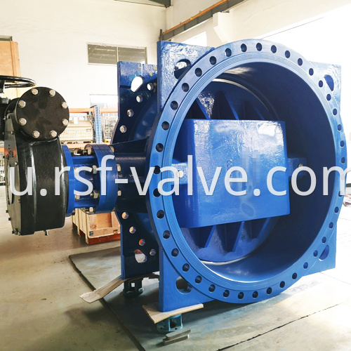 Dn1600 Pn16 Double Eccentric Butterfly Valve